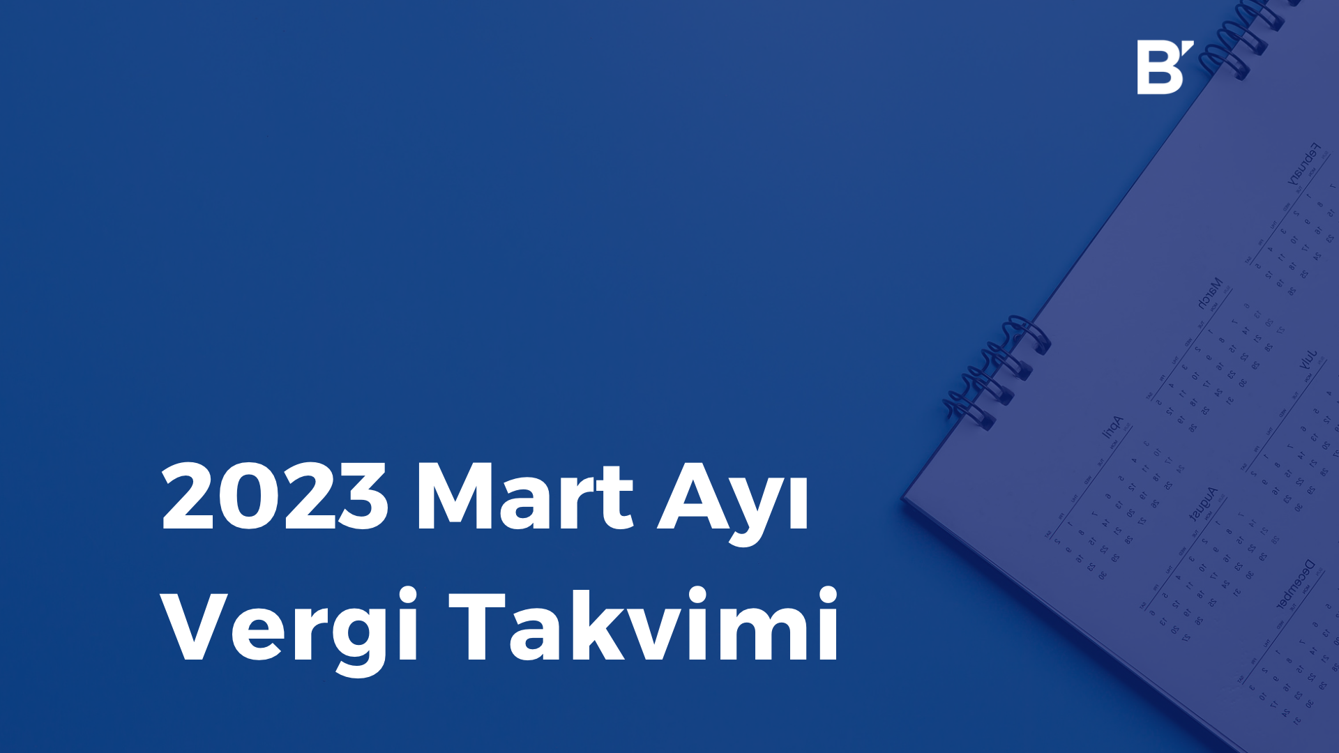 Bilgener | March 2023 Tax Calendar